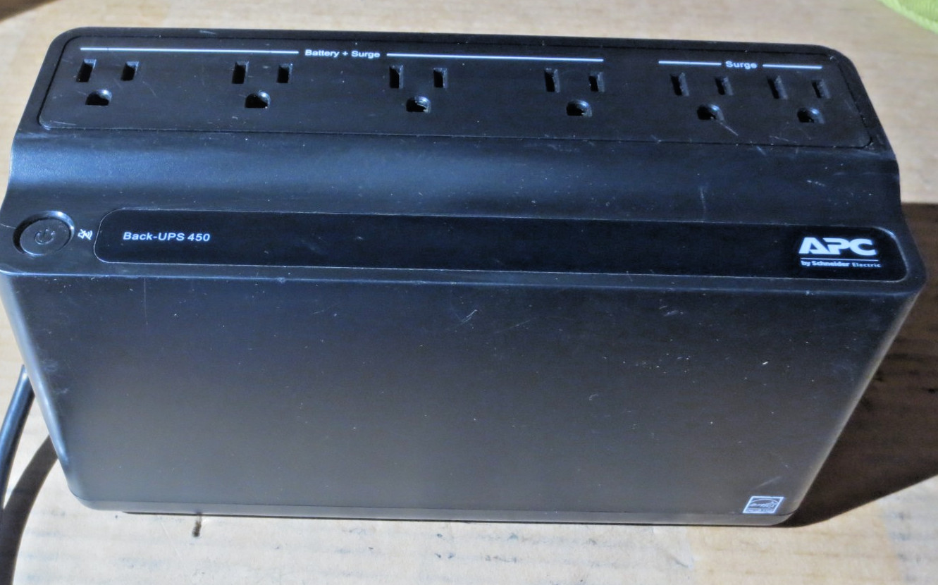 APC BN450M 120V 6 Outlet Back UPS