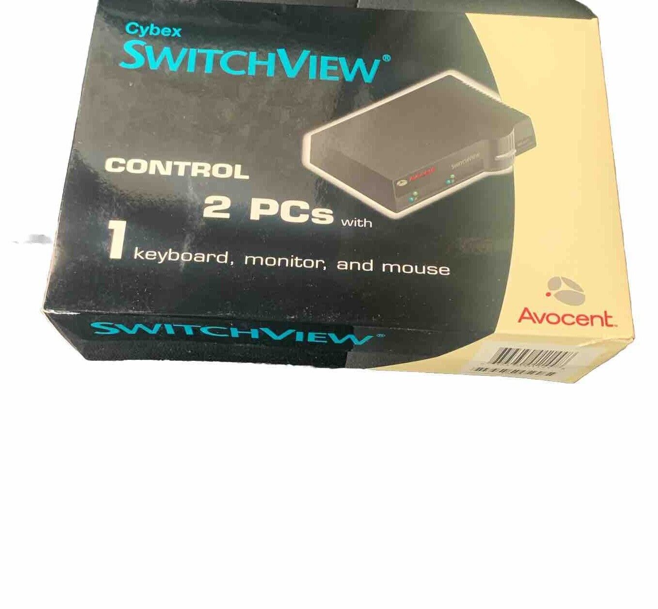 CYBEX AVOCENT Switchview 2-Port KVM Switch MPN: 520-194-005, New