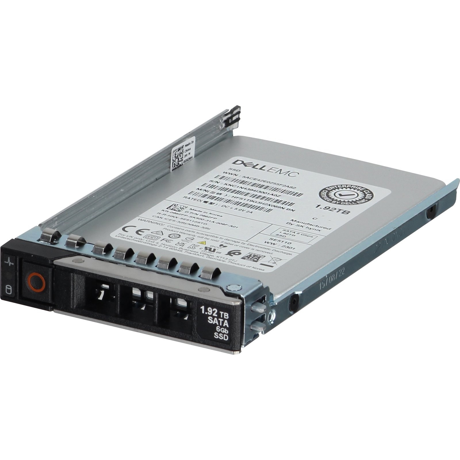 962FP-CD2 Dell 1.92TB 6Gbps SATA RI TLC 2.5 SSD SE5110