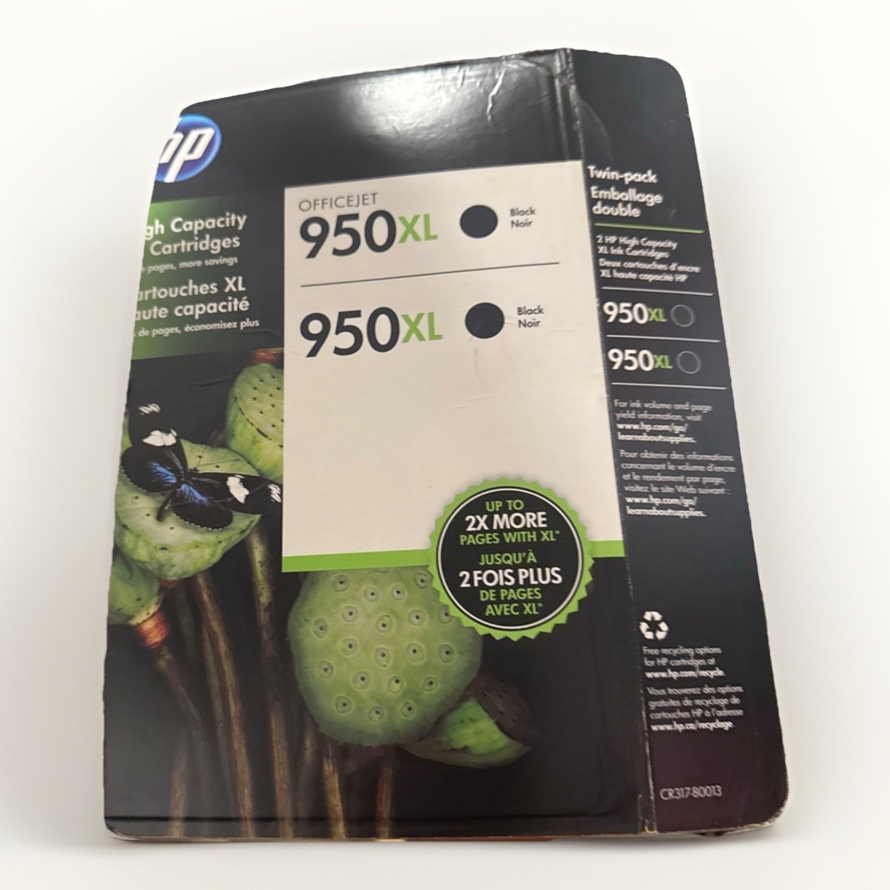 Single Genuine HP 950XL Black OfficeJet Pro Print Cartridge Exp. 2016