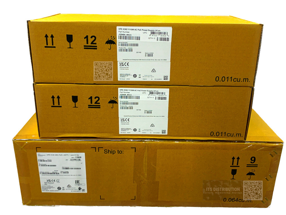 R9L64A I DUAL POWER HPE FlexNetwork 5140 48G PoE+ 4SFP+ 1-Slot HI Switch JG545A