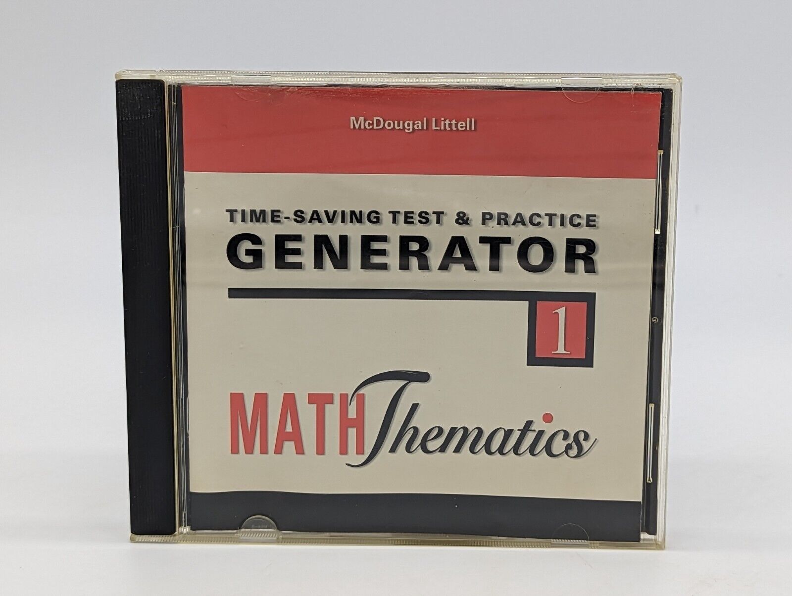 McGougal Littell Time-Saving Test & Practice Generator 1 Math Thematics CD-ROM