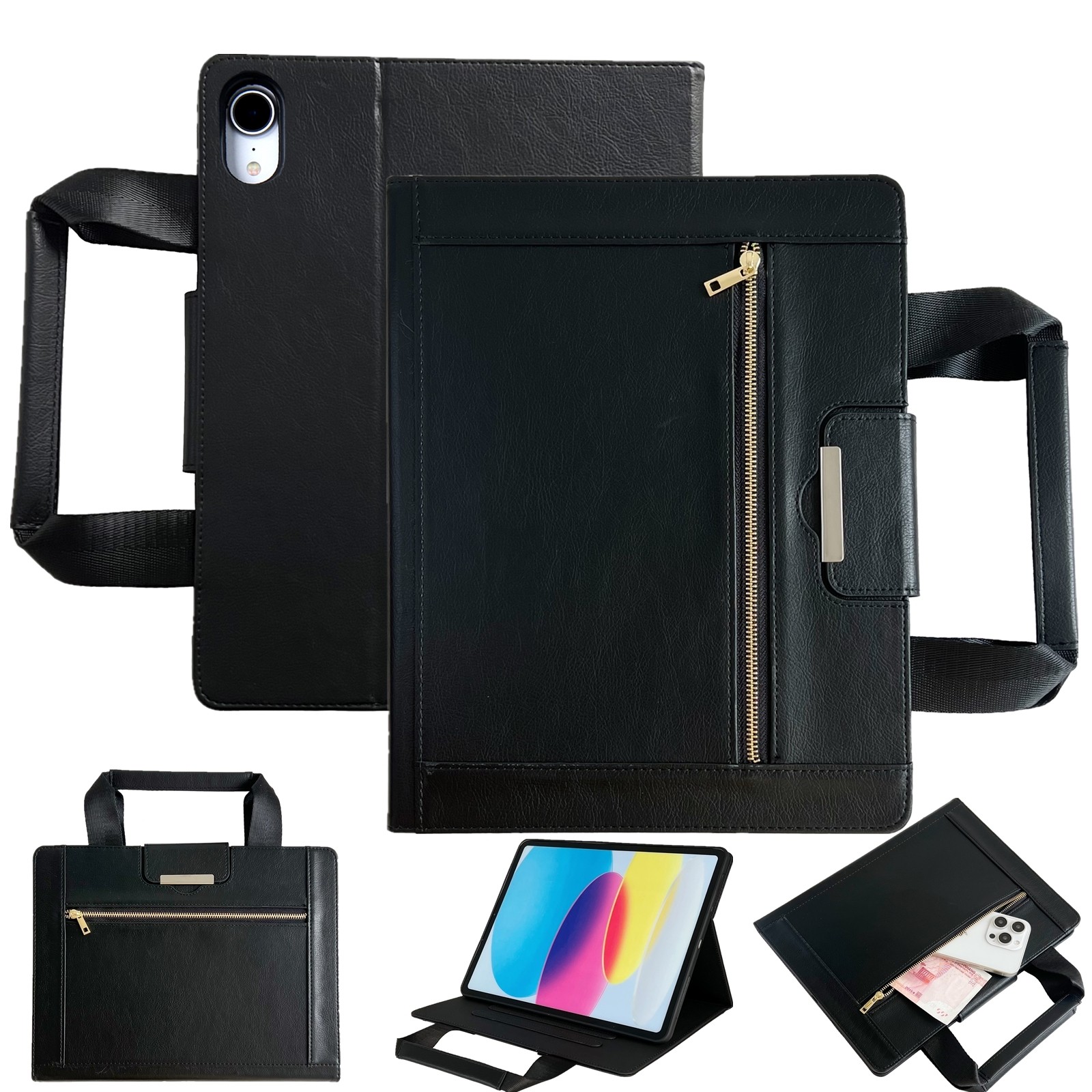 Business Flip Folio Stand Case Cover For iPad 10th/11th A16 Generation 10.9" 11"