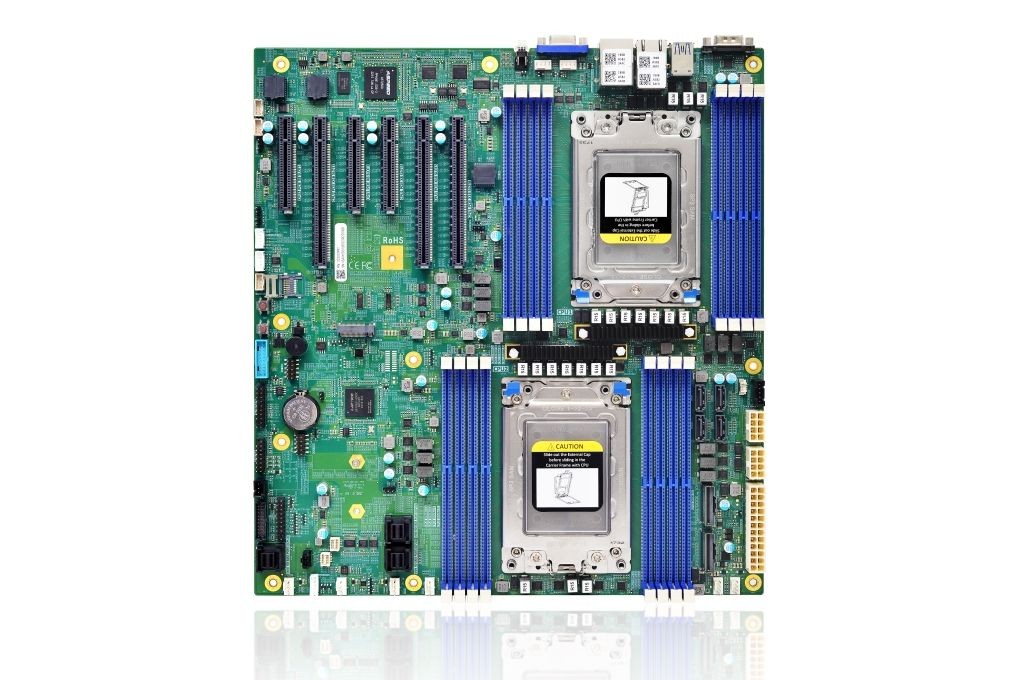 TTY T1DEEP E-ATX SP3 Motherboard Support AMD EPYC 7002/7003 Rome/Milan CPU