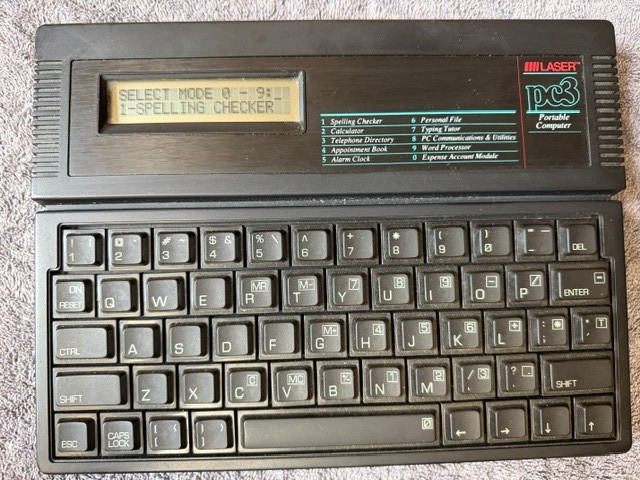 Vintage Laser PC3 Portable Computer - TESTED & WORKING, Clear Screen VTech