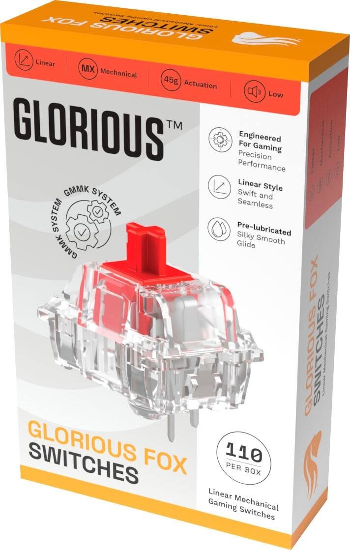 Glorious Fox Ultralight Linear Switches (81 PCS)