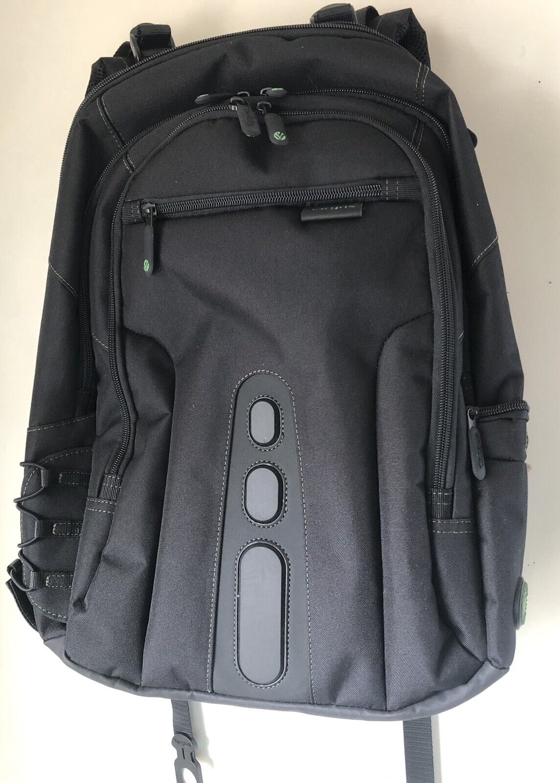 Targus 15.6” Spruce 27L EcoSmart Checkpoint-Friendly Backpack TBB013US Black