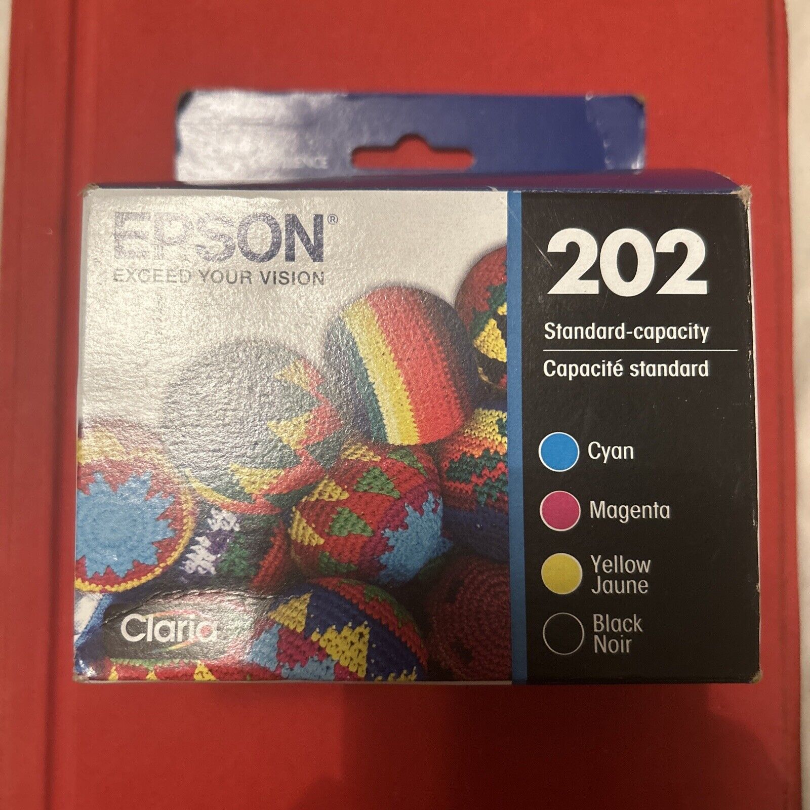 Genuine Epson 202 Standard Capacity 4PK Ink Cartridges C M Y B Exp 5/2026