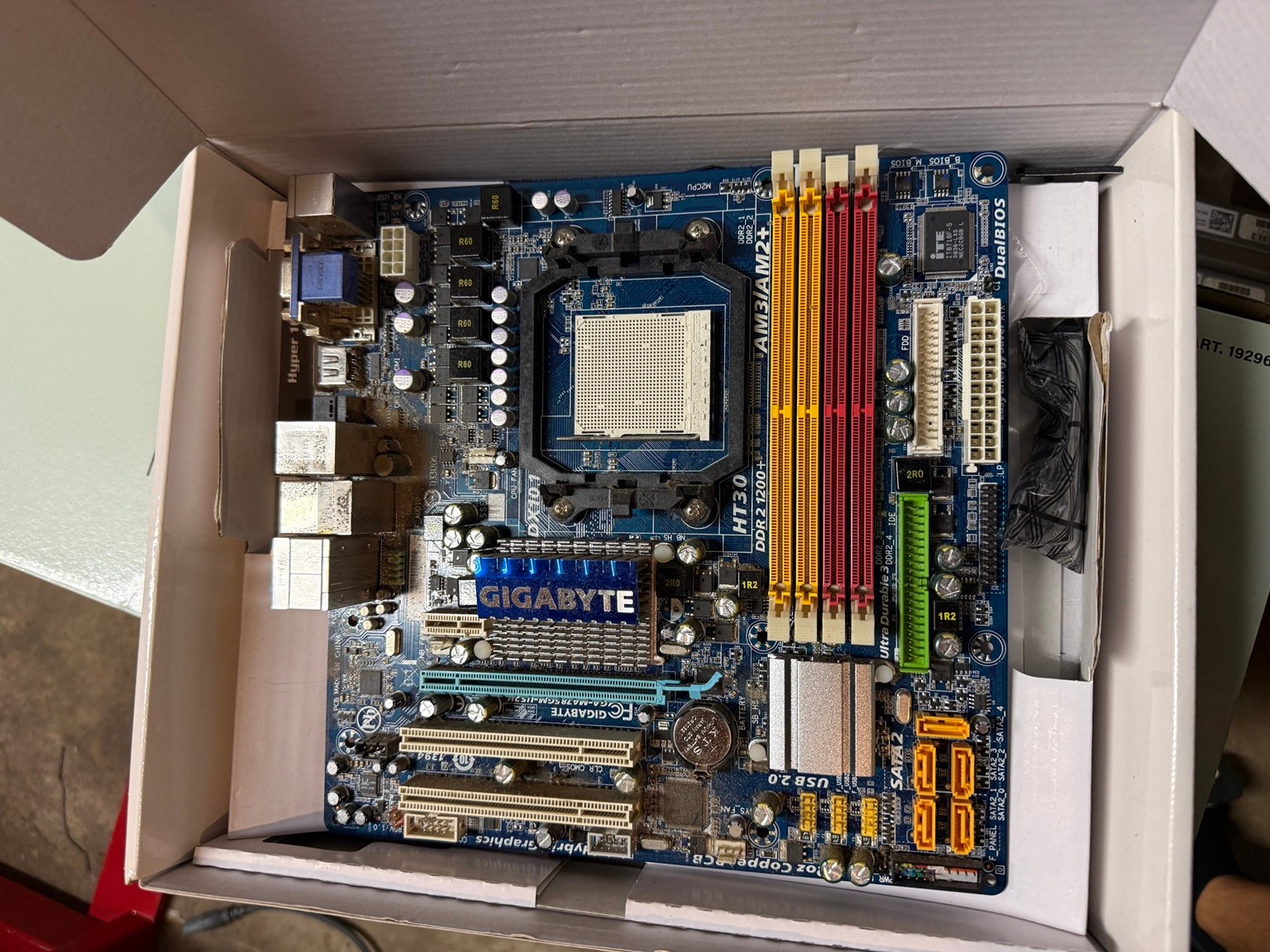 Gigabyte GA-970A-UD3 AM3+ Motherboard, AMD FX-4170 CPU, Cooler Master Fan Combo