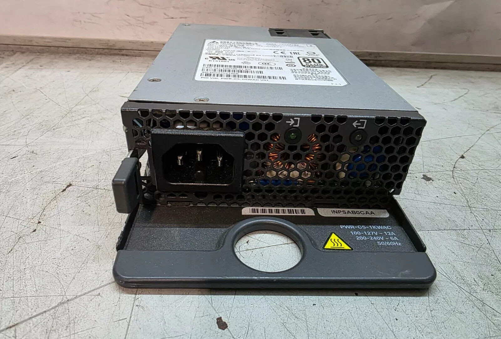 Cisco PWR-C5-1KWAC 1000W Switching Power Supply for 9200 9200L Series Switch
