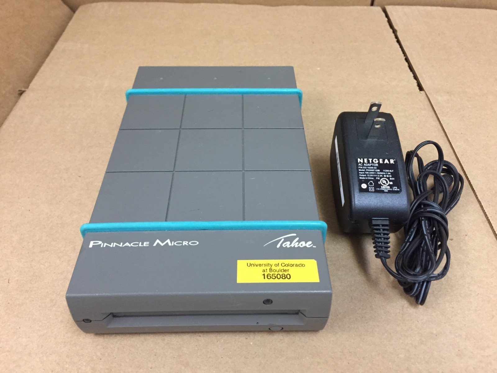 Vintage Pinnacle Micro Tahoe-130 Portable 3.5" Optical SCSI Drive - Power Tested