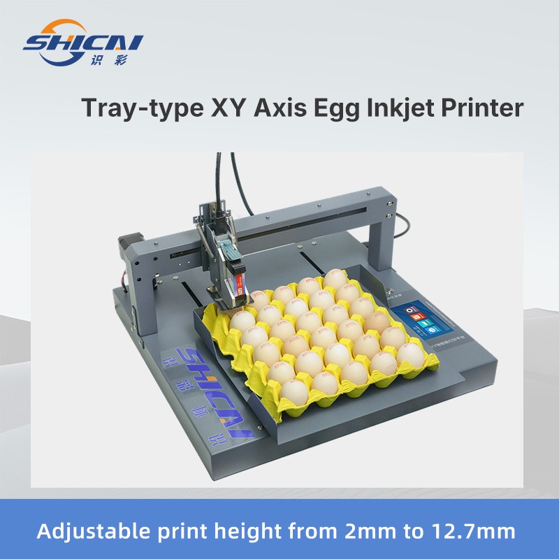 Egg Tray Inkjet Printer for Printing Expiry Date and Logo on Farm Eggs