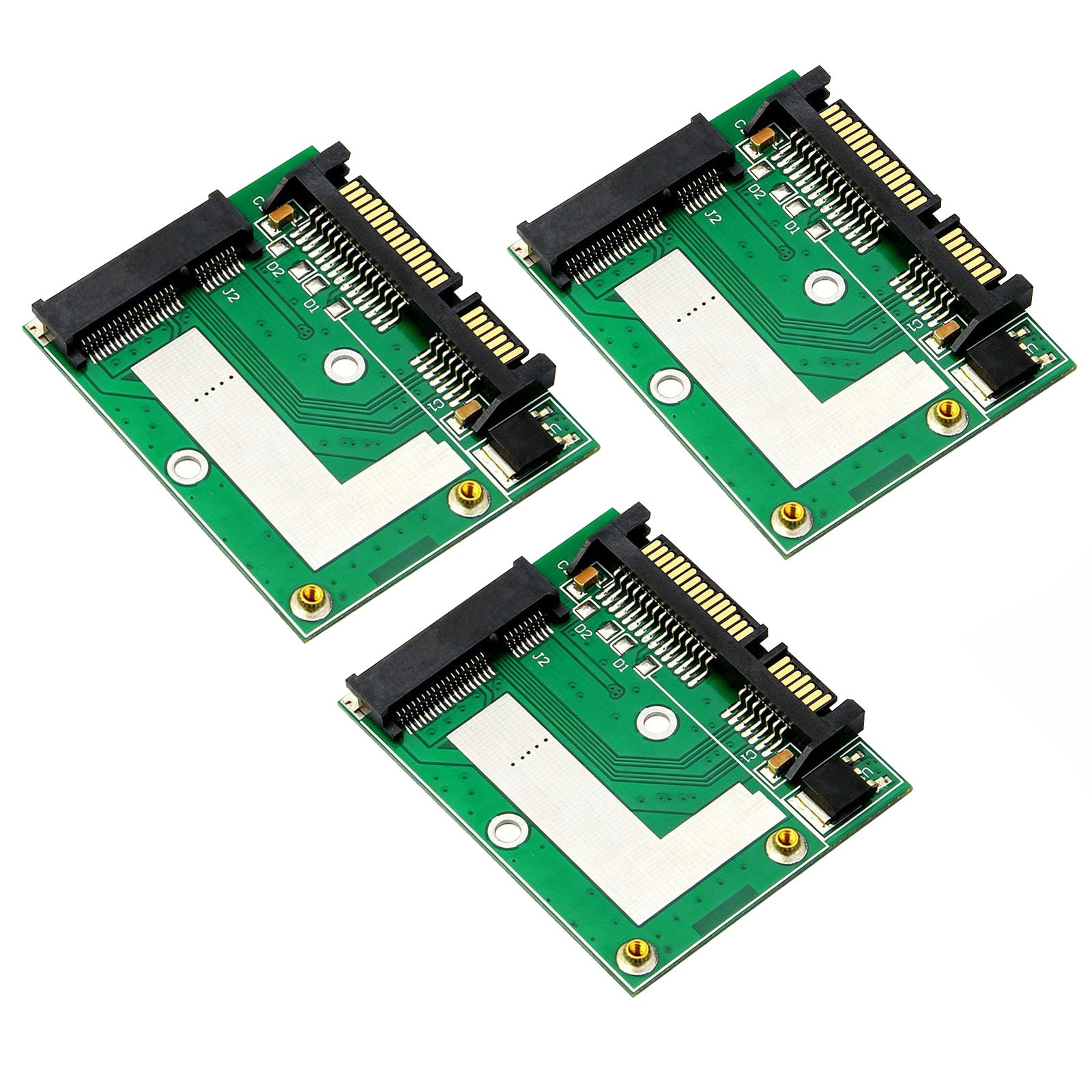 3x mSATA SSD To 2.5Inch SATA 6.0 Gps Adapter Converter Card
