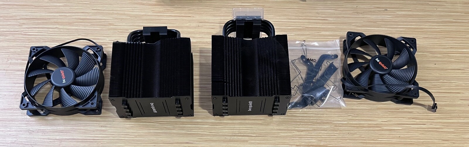 Defective Lot of 2 be quiet Pure Rock 2, BK007, 150W TDP, CPU Fan, Black