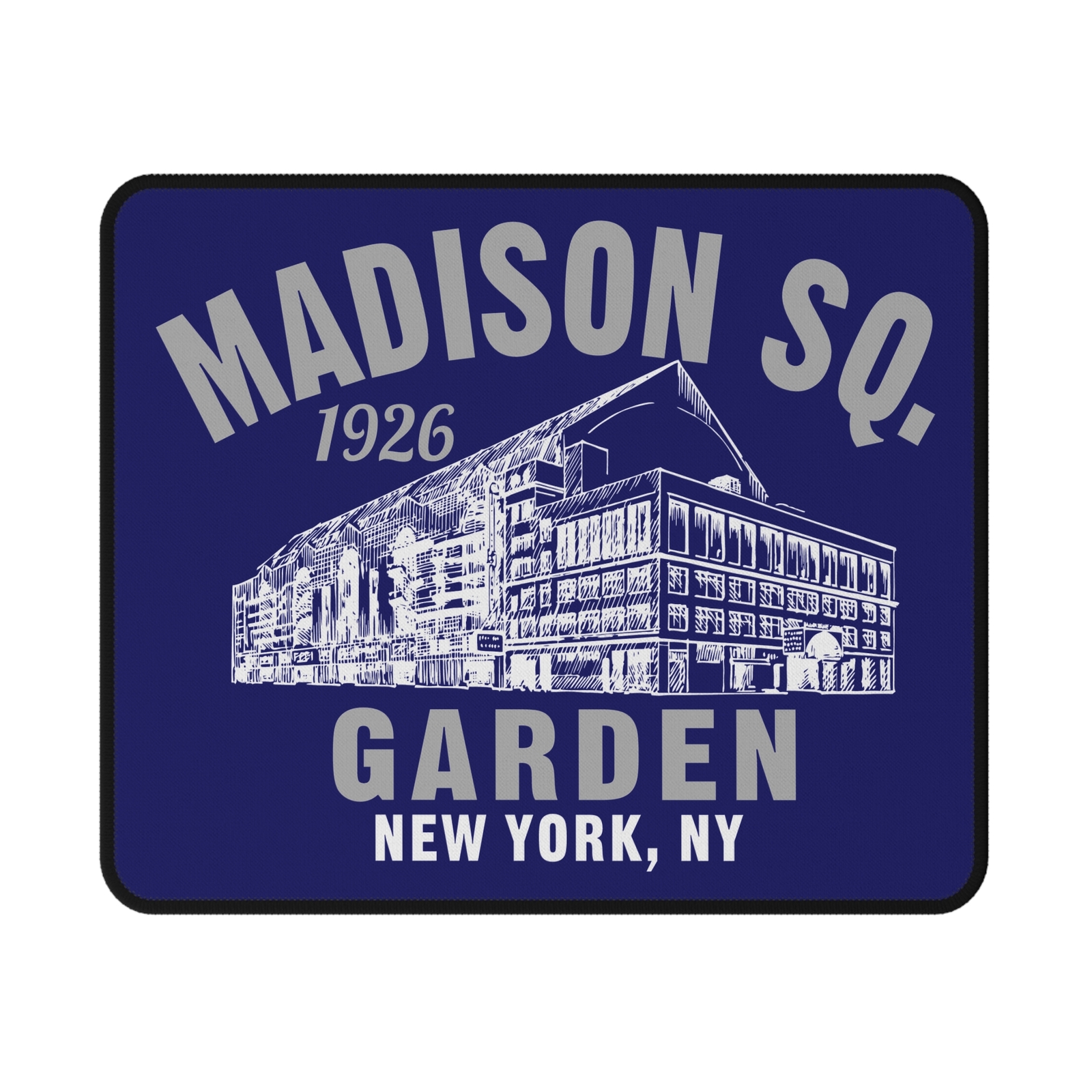 Madison Square Garden 1926 Rubber Base NHL Computer Mouse Pad - NY Rangers