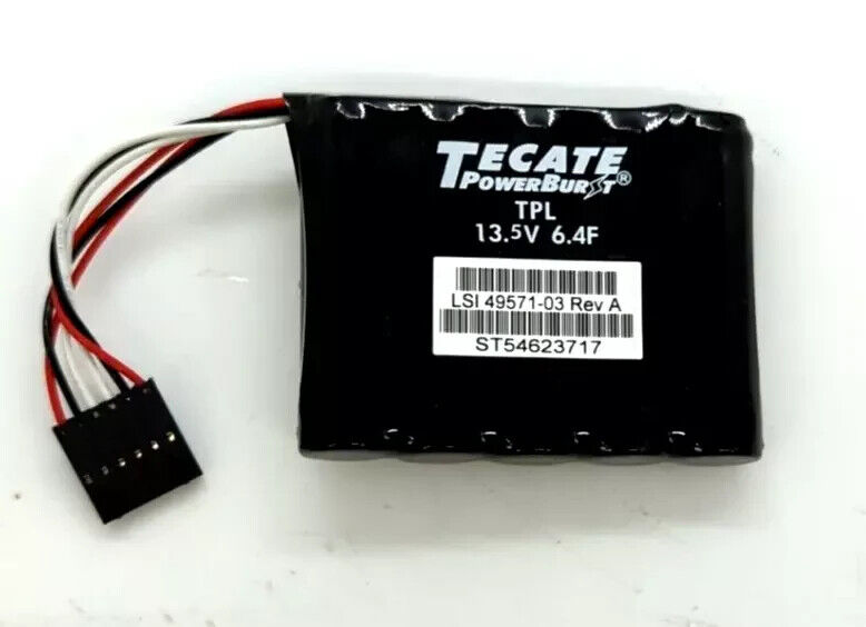 LSi 49571-03 TPL 13.5v 6.4F RAID Controller Battery BBU09 Tested