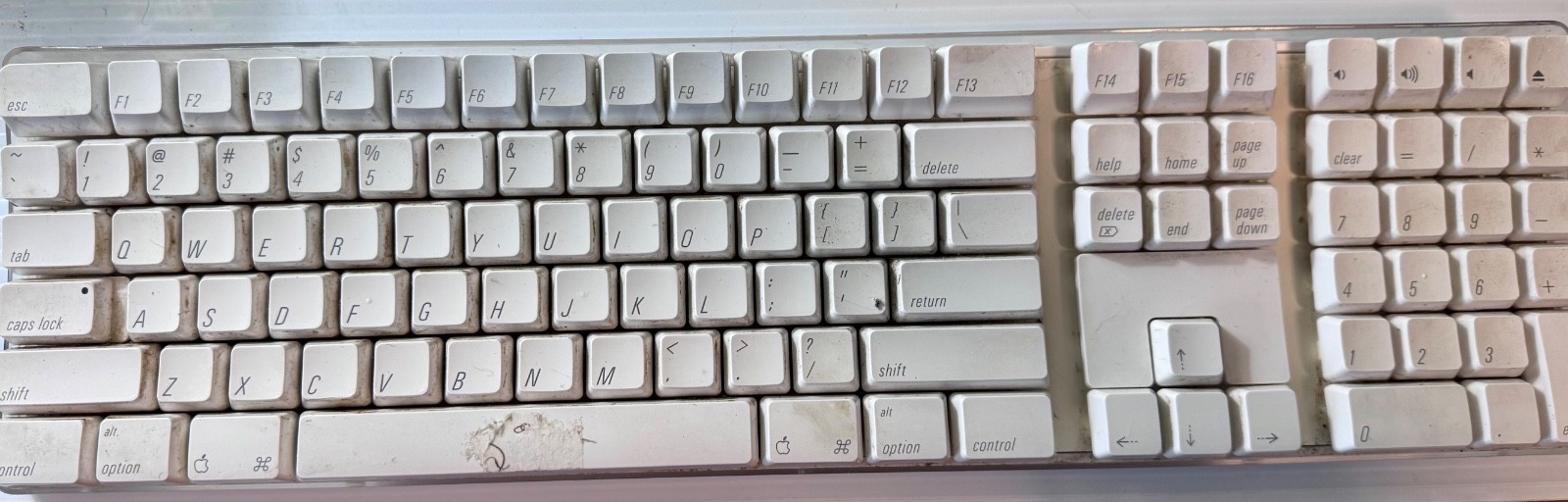 Apple IMac Extended Wireless Bluetooth Full Size Keyboard A1016 Works