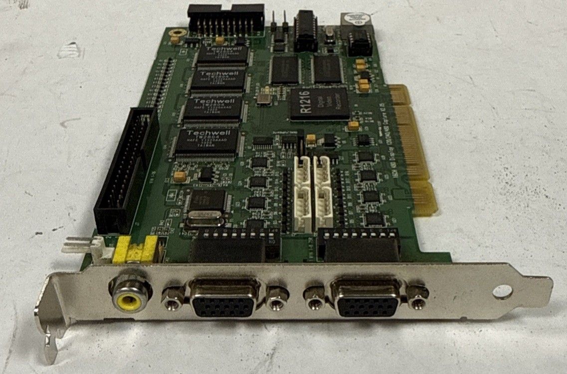 Techwell TW2804 R1216 16CH PCI DVR Capture Card 480fps V2.05 DB0600106