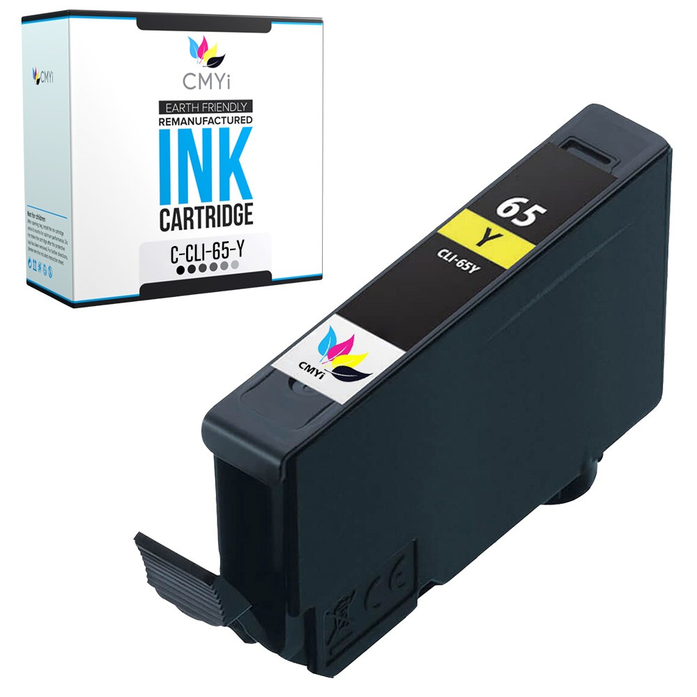 CMYi 1-PK Compatible CLI-65 Yellow Ink Cartridge for Canon PIXMA PRO-200 Printer