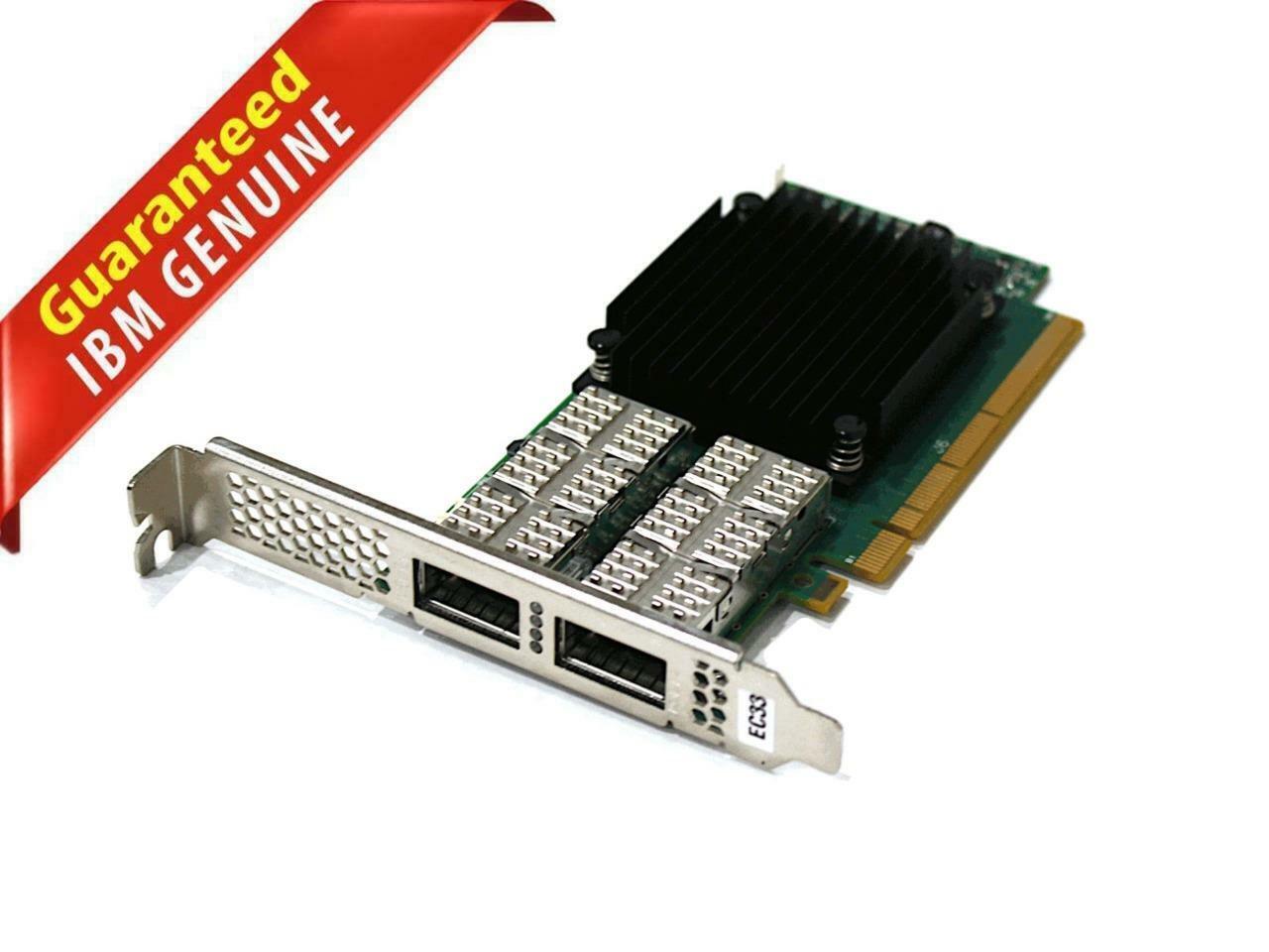 IBM EC33 2-Port 56Gb QSFP FDR IB PCIe Adapter - 00RX852 - Mellanox Connect-IB