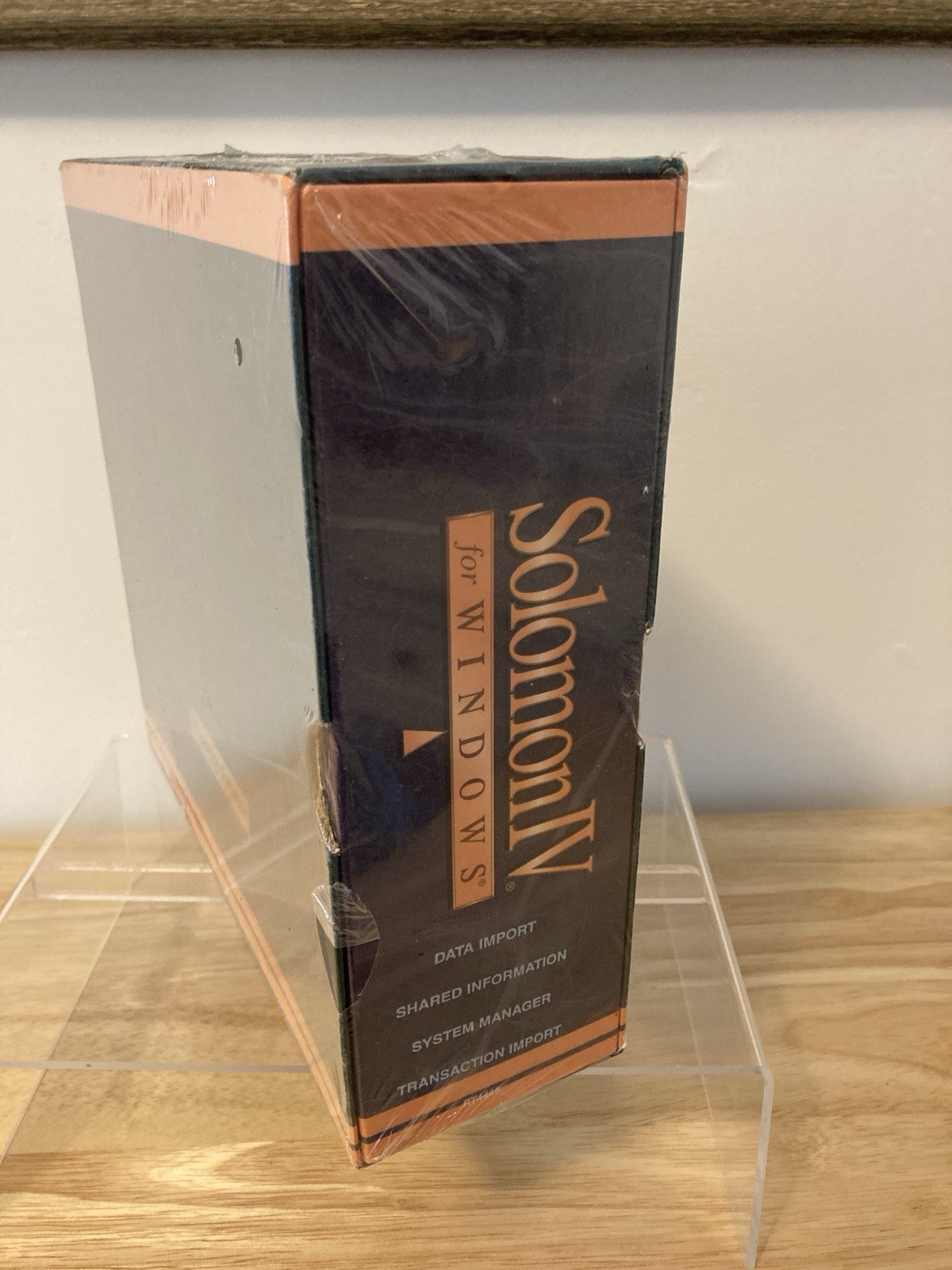 AUTHENTIC RARE BRAND NEW Solomon IV  For Windows System Manager NOS SEALED