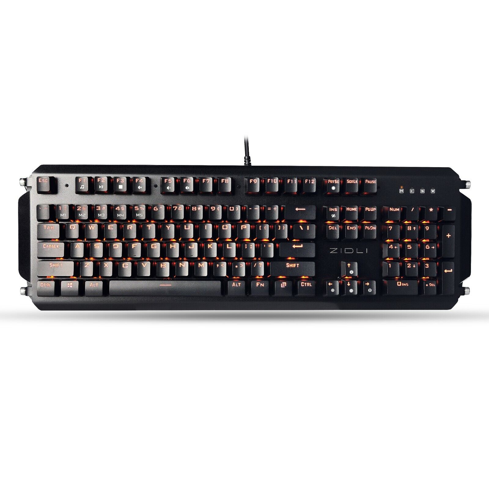 BEST VALUE Optical Mechanical Gaming Keyboard ZIDLI ZGK01,Orange Backlight