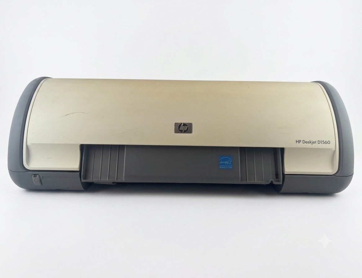 HP Deskjet D1560 Inkjet Printer - Powers On/Works - Has Power Cord & USB- READ