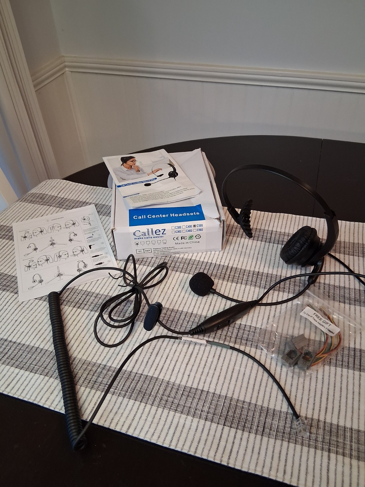 CALLEZ C 500  USB CALL CENTER  Headset NEW 