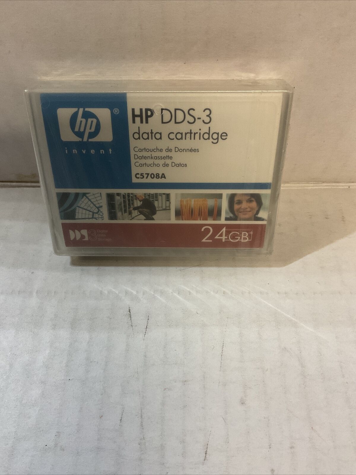 HP C5708A DDS-3 24GB 4mm DDS3 Data Tape Cartridge - Made in Japan - NEW & SEALED