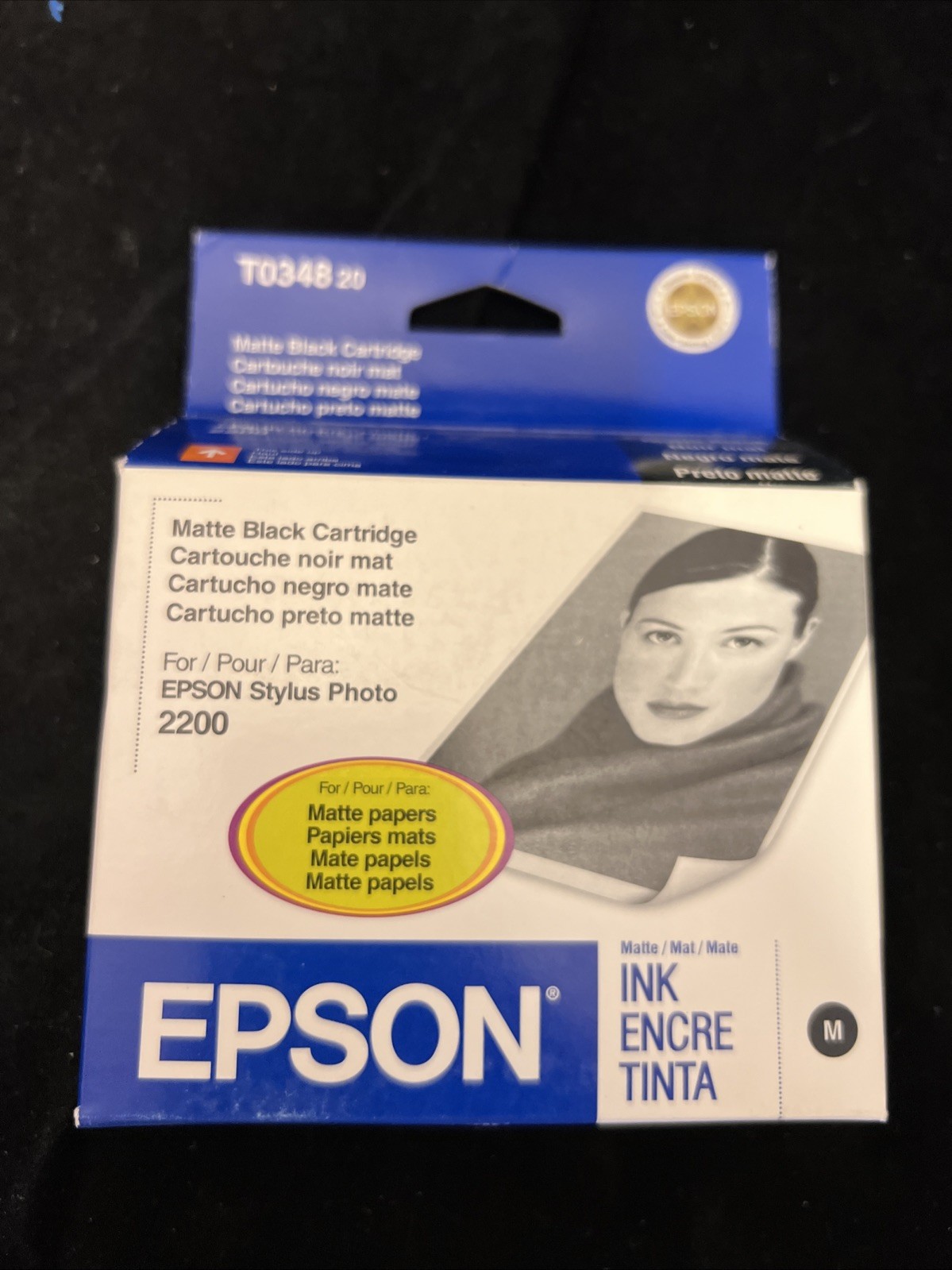 Epson T034820 Matte Black Ink Cartridge Epson Stylus Photo 2200 (exp. 2006