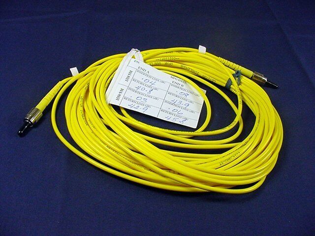 10M Leviton Fiber Optic Singlemode Simplex Patch Cable Cord FC FC SPC SPSFC-S10