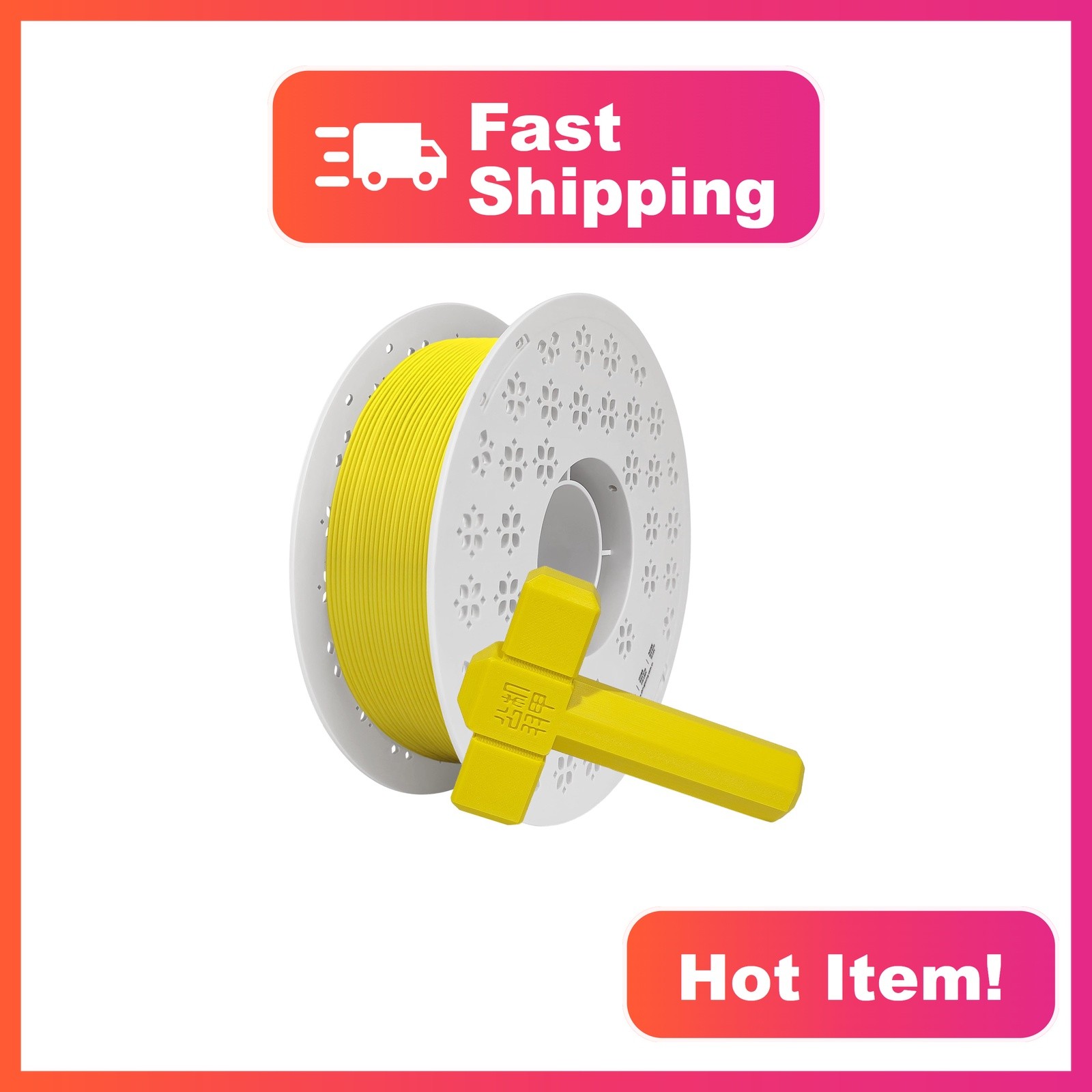 SHIMMERFIL TPU 85A Filament 1.75mm Matte Yellow 1kg