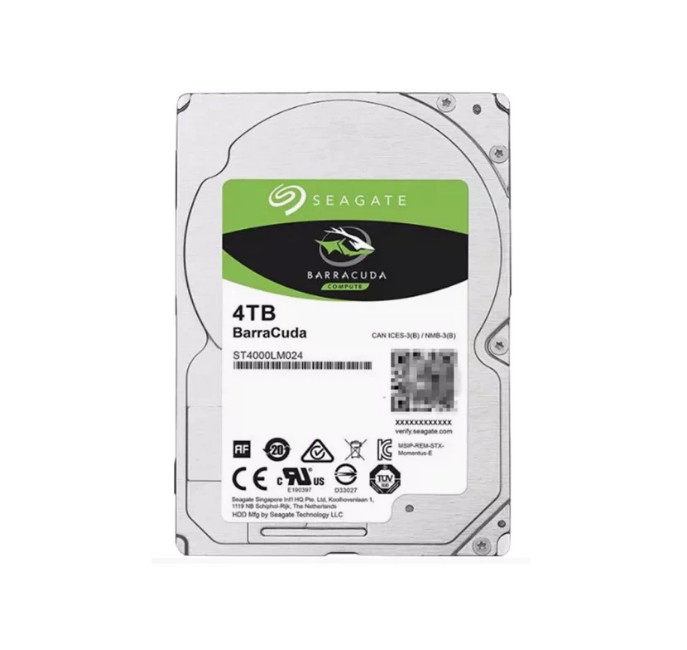 ST4000LM024 Seagate Barracuda 4TB 2.5" SATA Internal Hard Drive 15mm HDD