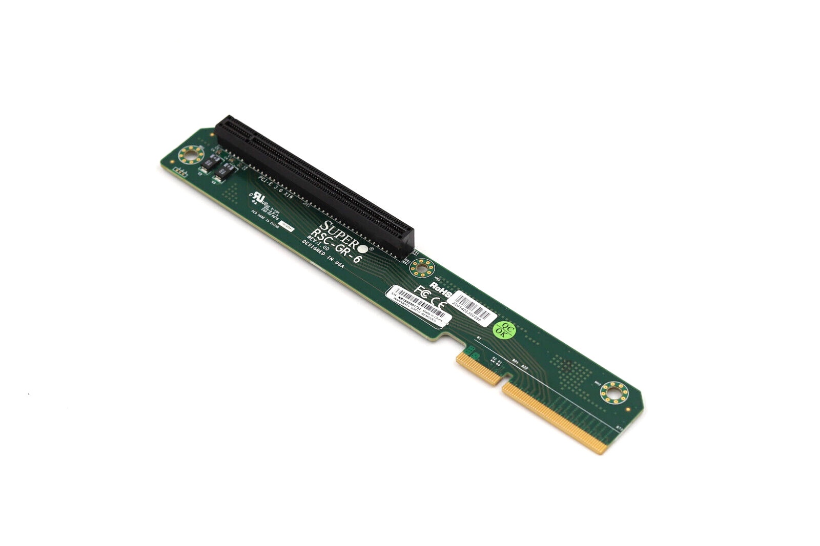 SuperMicro 1U GPU Right-Side Passive PCIe x16 Riser Card P/N: RSC-GR-6 Tested