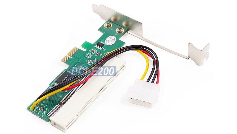 Plug-N-Play PCI Card To PCI Express PCIe Slot Converter Card │Low Profile Type