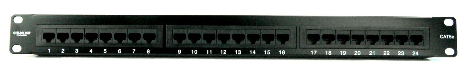 Black Box Econo Cat5E Universal Patch Panel, 24 Port - 10066860