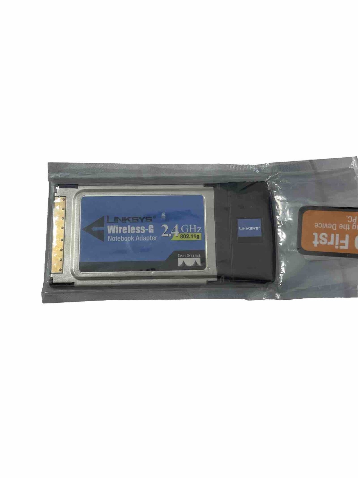 Cisco Linksys WPC54G Wireless-G Notebook Adapter CardBus Adaptor Card Laptop PC