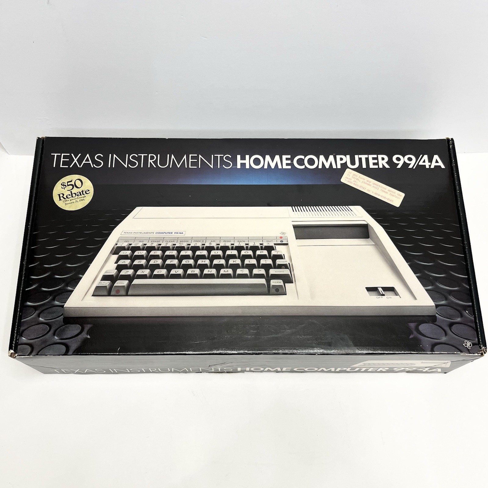 Vtg TEXAS INSTRUMENTS 99/4A Home Computer System - Unused in Original Box