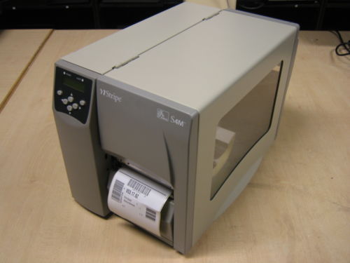 Zebra S4M S4M00-200E-0100T Thermal Barcode Label Printer USB Parallel Serial DB9