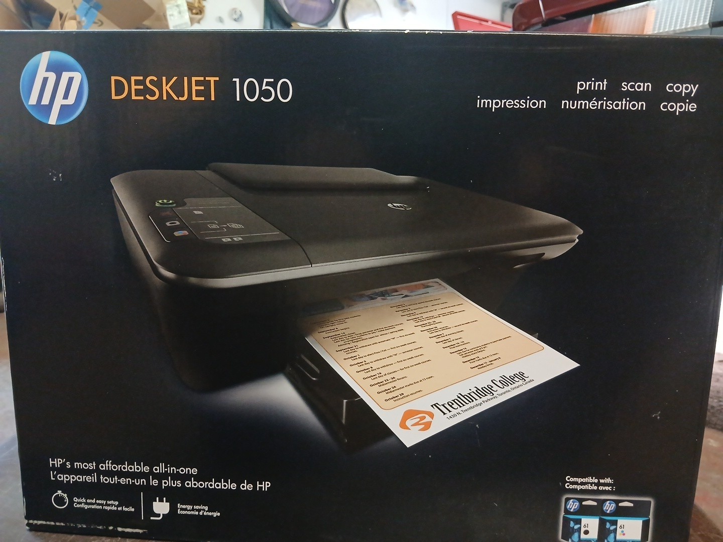 HP Deskjet 1050 Inkjet Printer, New in box, Sealed  