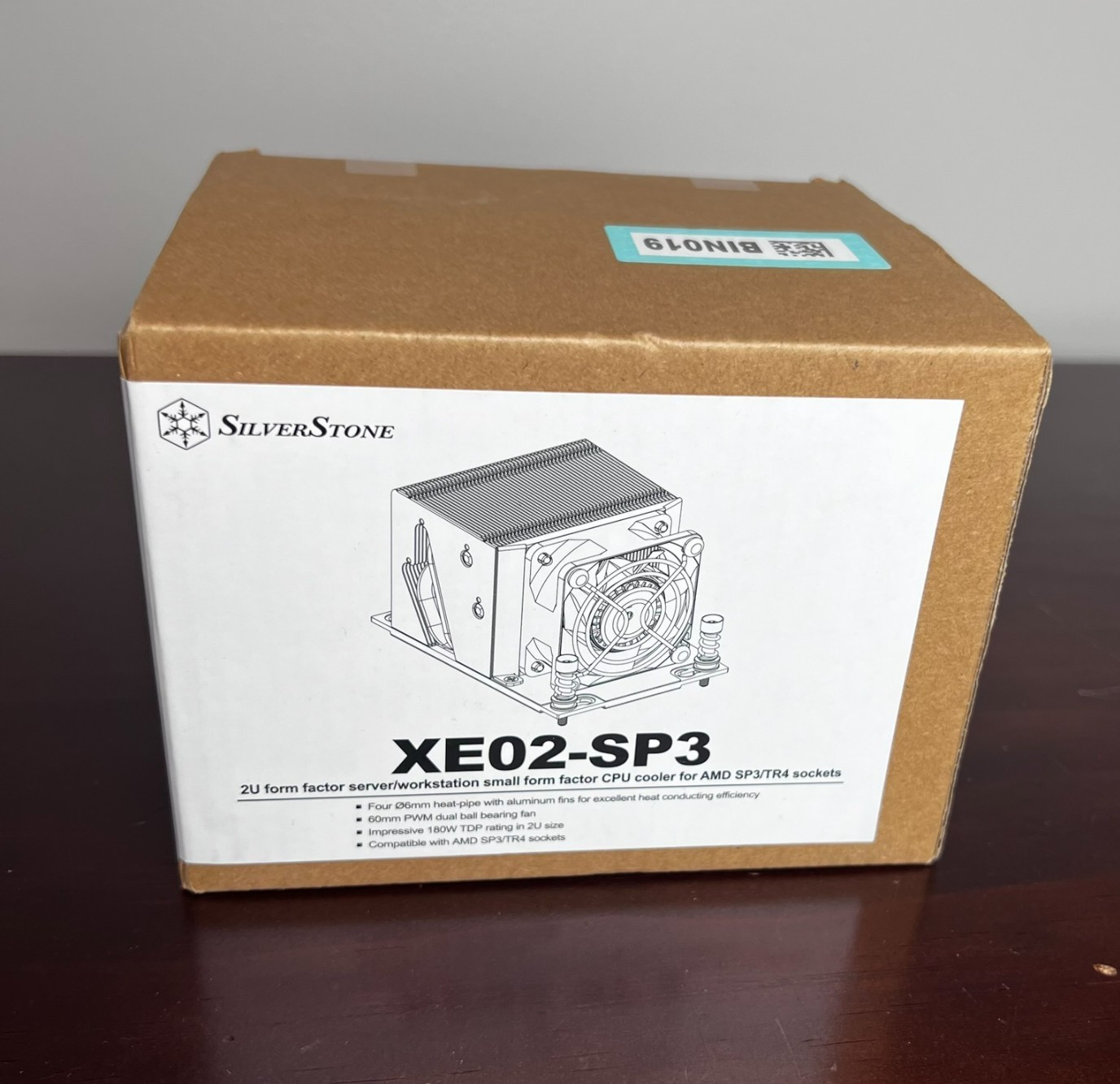 Silverstone SST-XE02-SP3S AMD SP6/SP3/TR4 2U SFF Server CPU Cooler