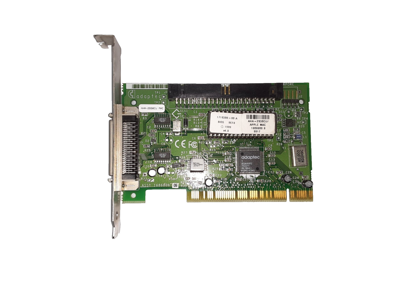 Adaptec AHA-2930CU 32bit PCI Ultra SCSI Host Adapter Controller Card 1686807-00