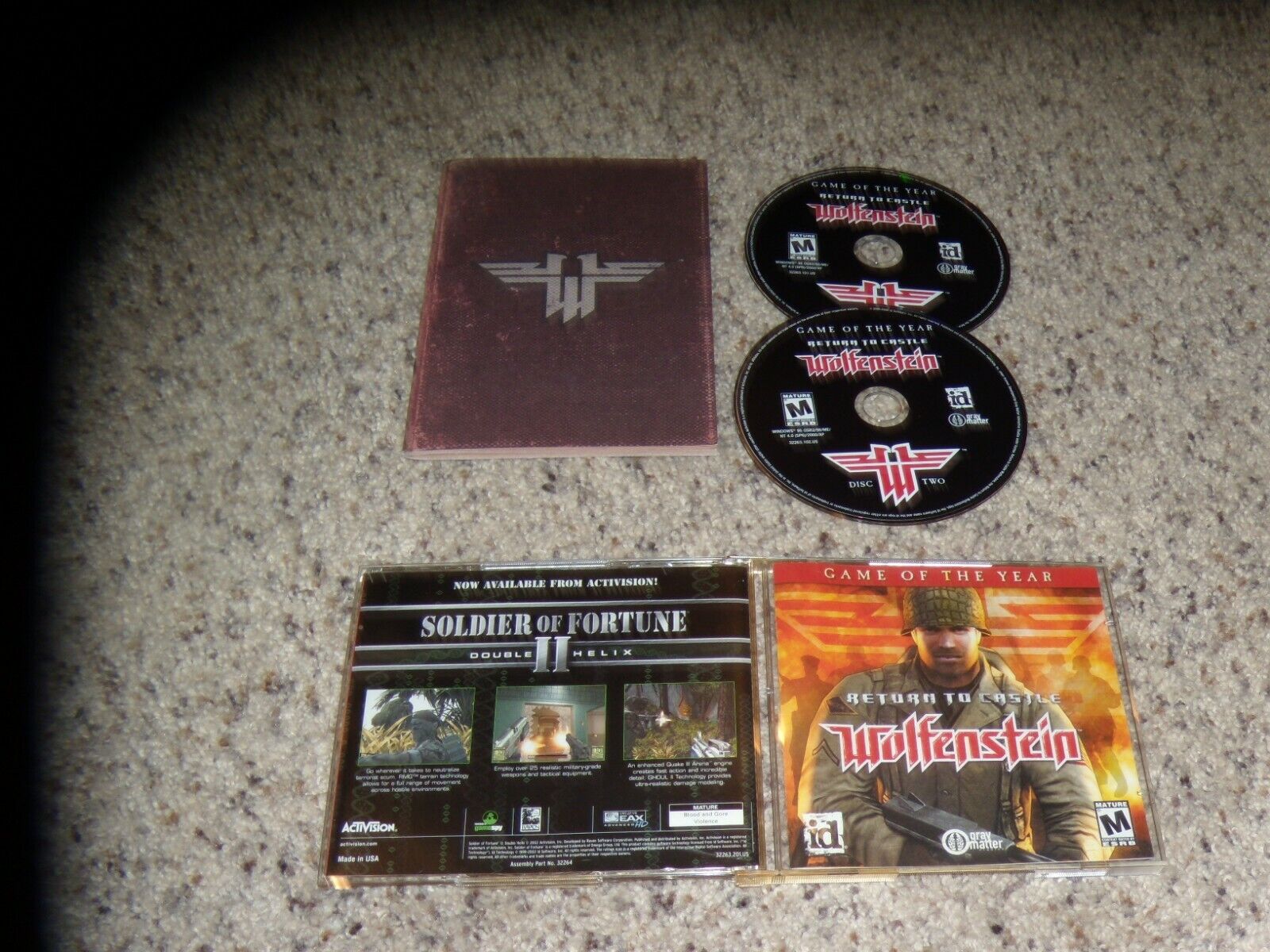 Return to Castle Wolfenstein Game of the Year (PC, 2002) Near Mint Game with key