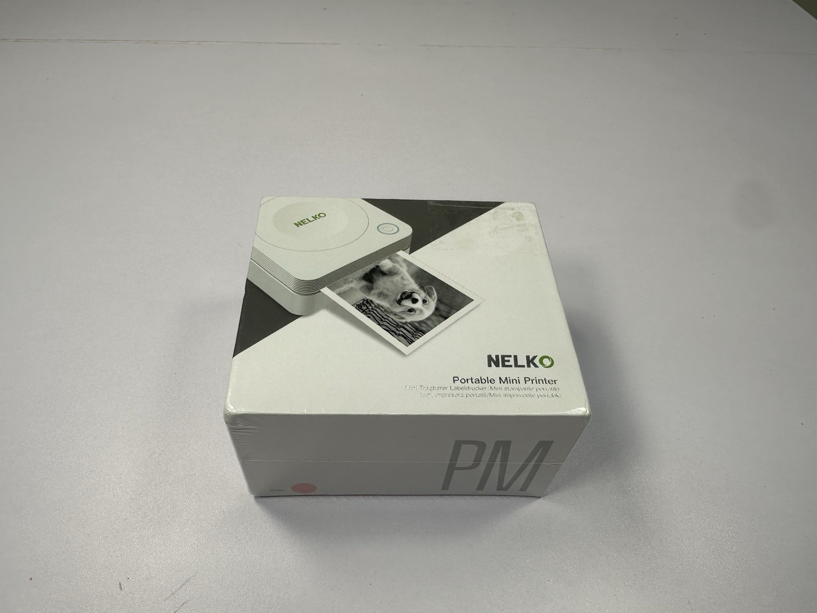 NELKO PM230 Portable Mini Thermal Printer Pink Bluetooth Label Printer Sealed