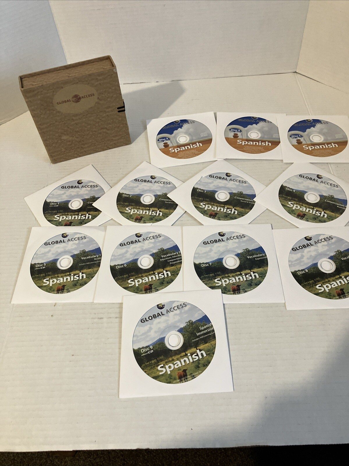 Global Access Easy Immersion: Spanish 12 CD ROM Set
