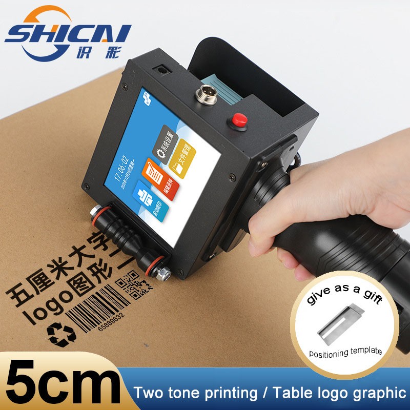 50.8mm Portable Handheld Inkjet Printer Expiry Date Bar Code Inkjet Printer