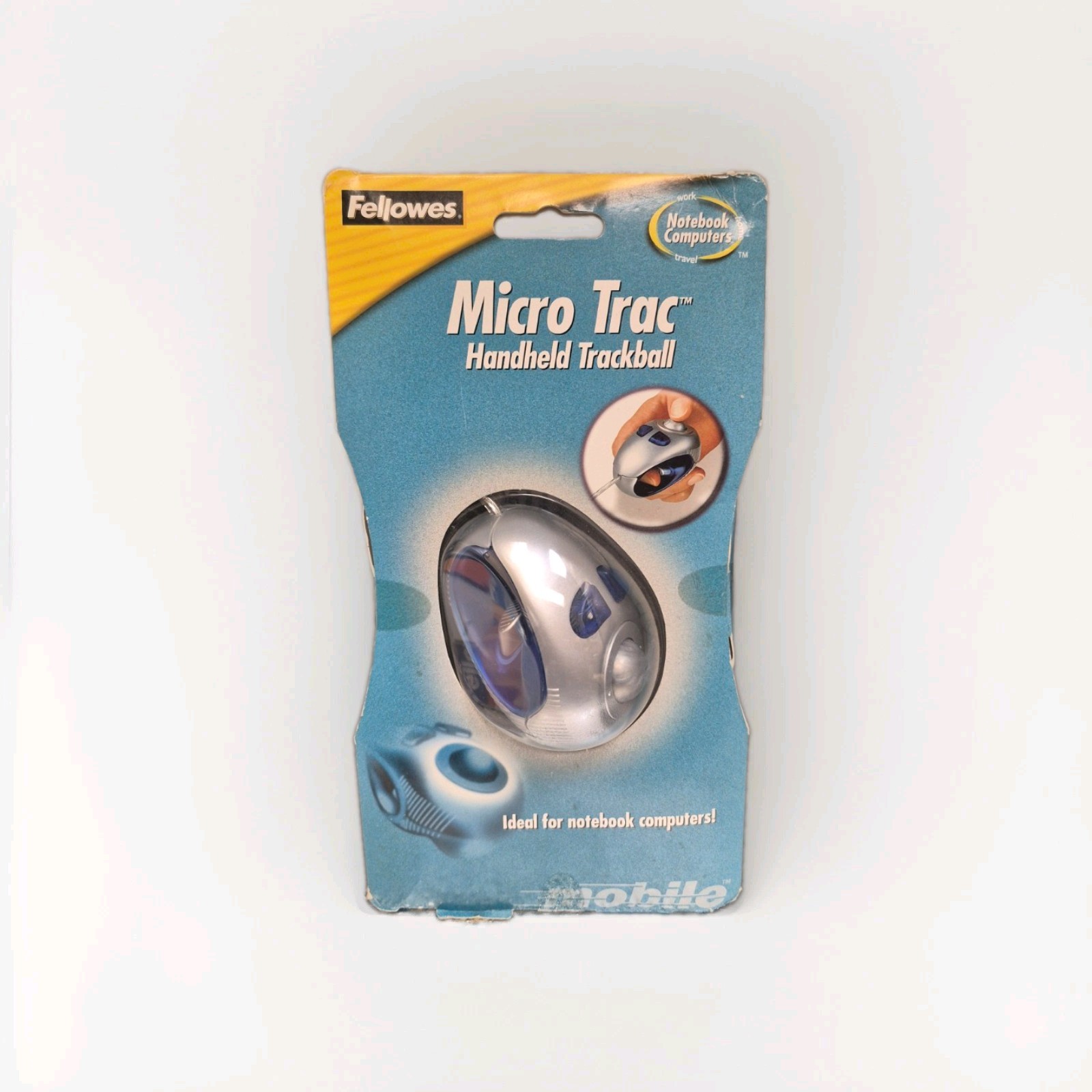 Fellowes Micro Trac Handheld Trackball Laptop Mouse 99928 New In Box