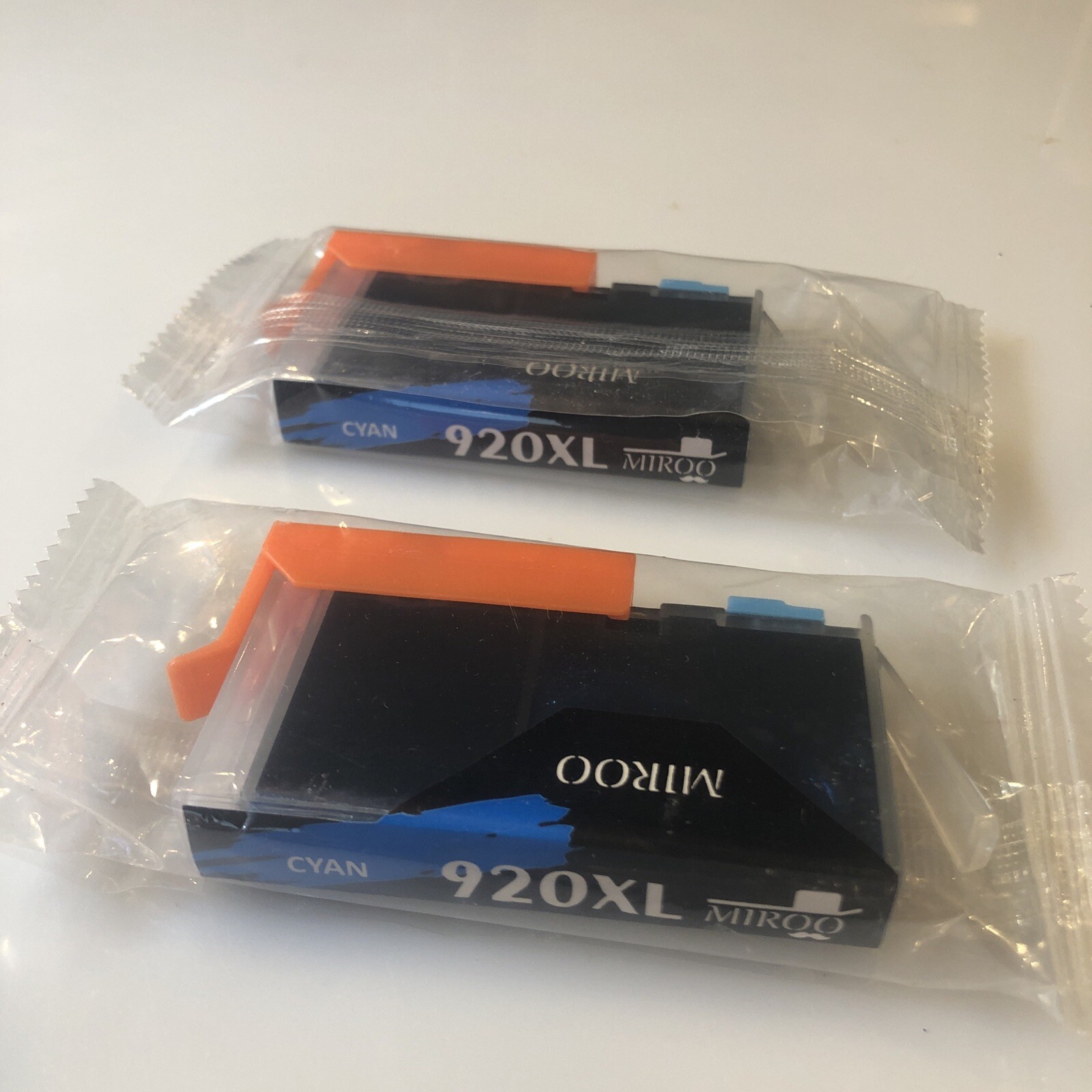 2-PACK NEW Cyan MIROO Compatible Replacement for HP 920 XL Ink Cartridge CYAN