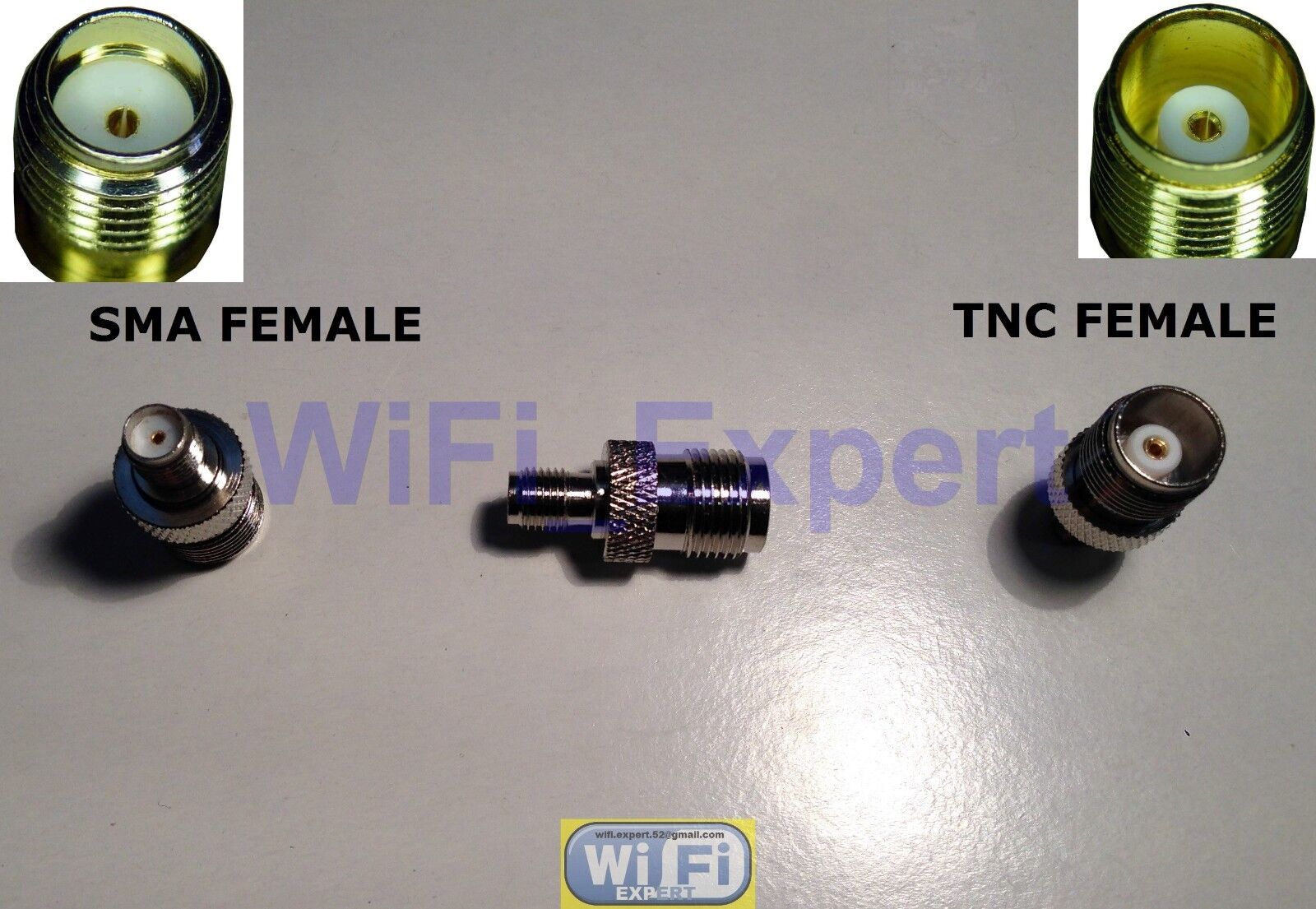 1 x SMA Female To TNC Female Adapter RF Connector Antenna Router USA