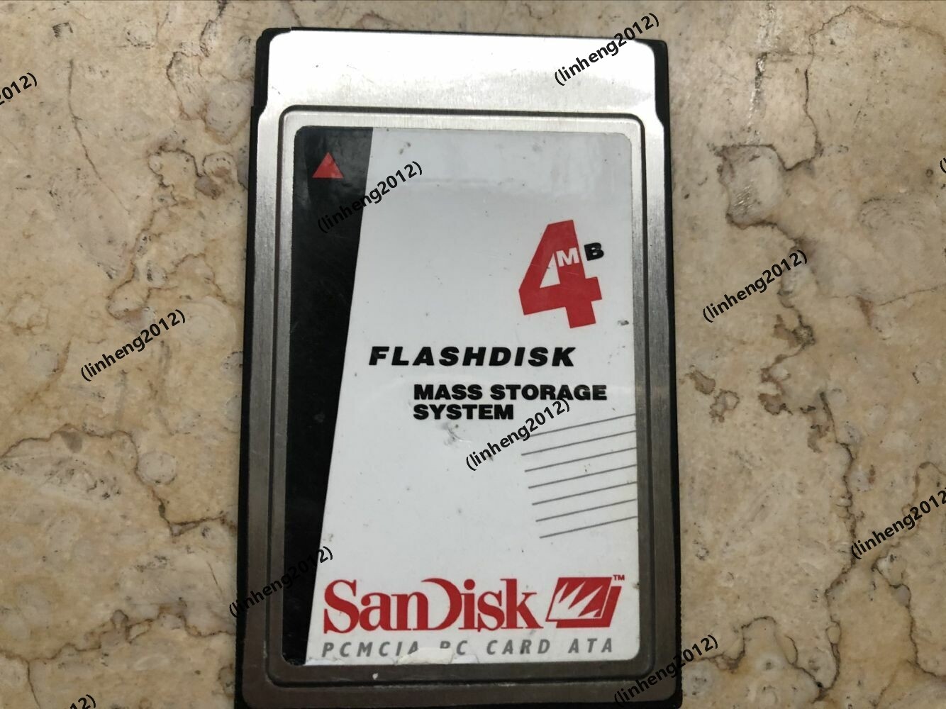 SANDISK 4MB PC CARD FLASHDISK CARD